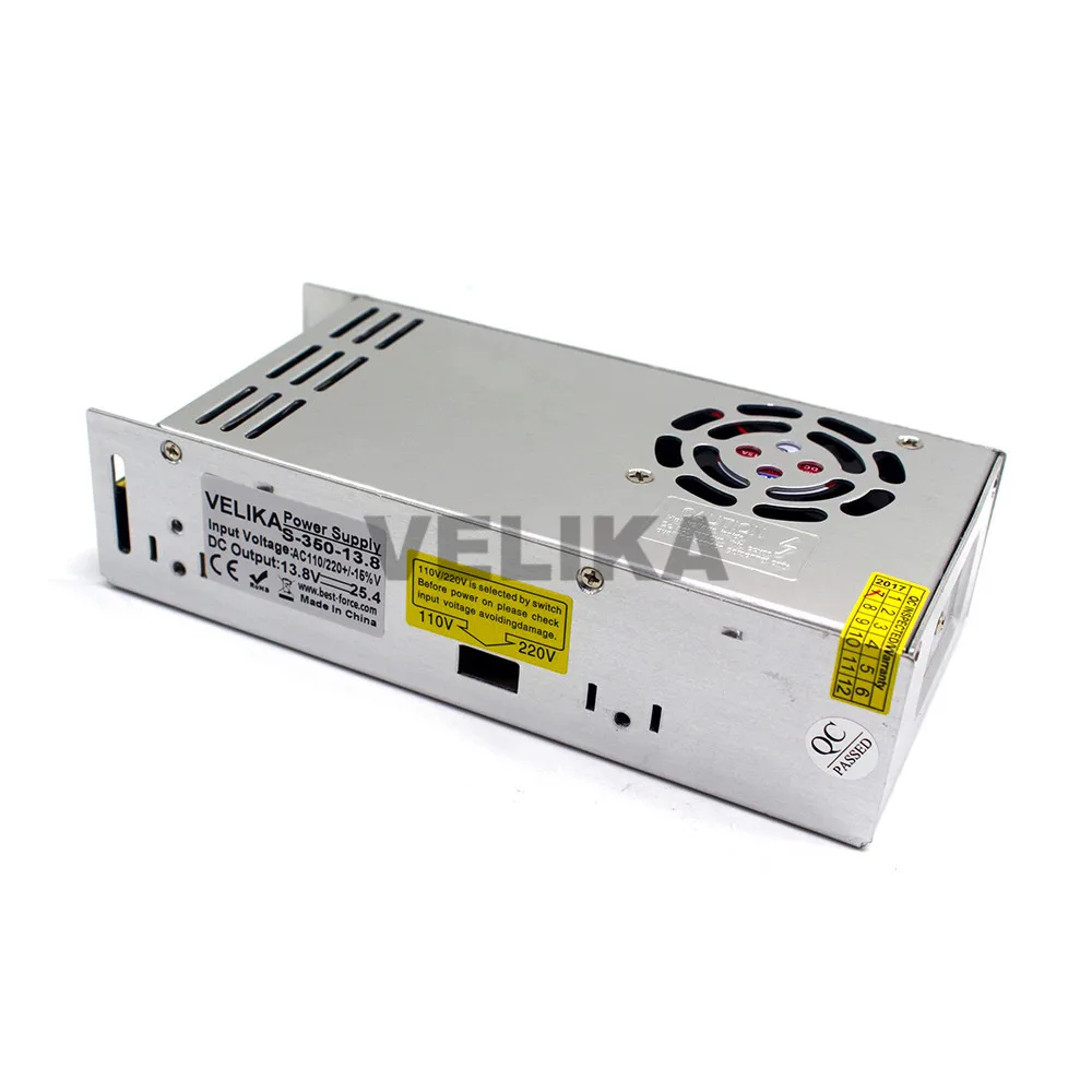 Регулируемый источник питания DC13.8V 25.4A 350W импульсный светодиодный трансформатор