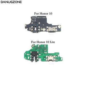 Док-станция с USB-портом для зарядки, штепсельная вилка, плата для зарядки, аудиоразъем для наушников, гибкий кабель для Huawei Honor 10 Lite