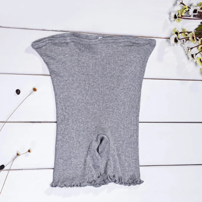 Women Elasticity Nature Silk Plus Cotton Thread Seamless Three-Point Safety Pants Anti-Light Hot Pure Colors K013 |