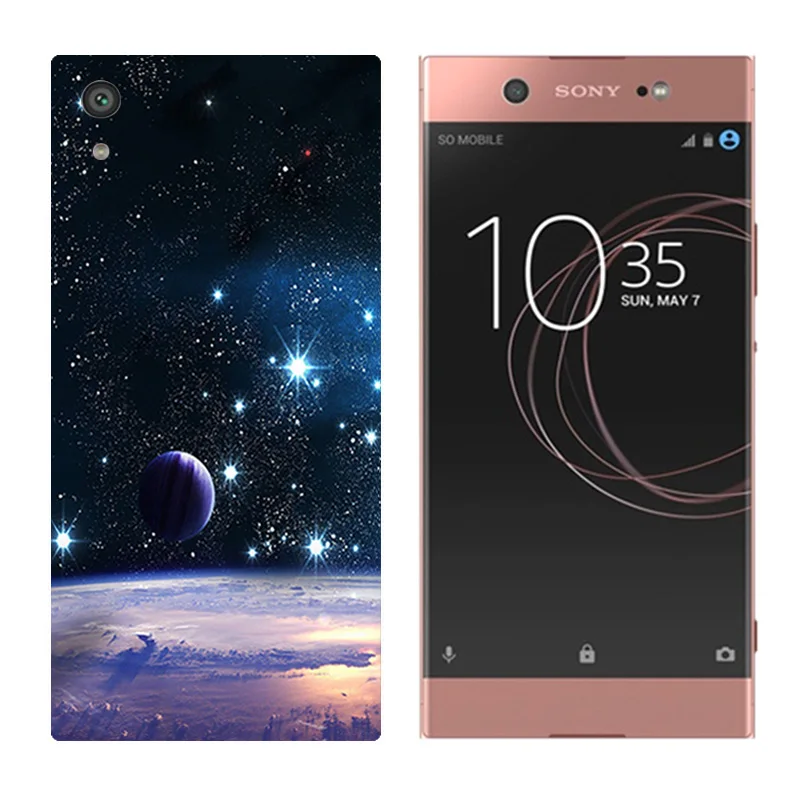 Case for Sony Xperia XA1 Ultra Cover Soft TPU Printing Silicone Phone Cases Disk sony |