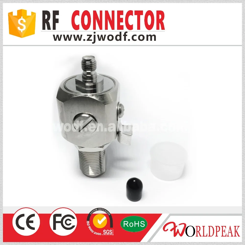 Free Shipping 1pcs SMA female to N bulkhead lightning protector electrical surge rf arrester |