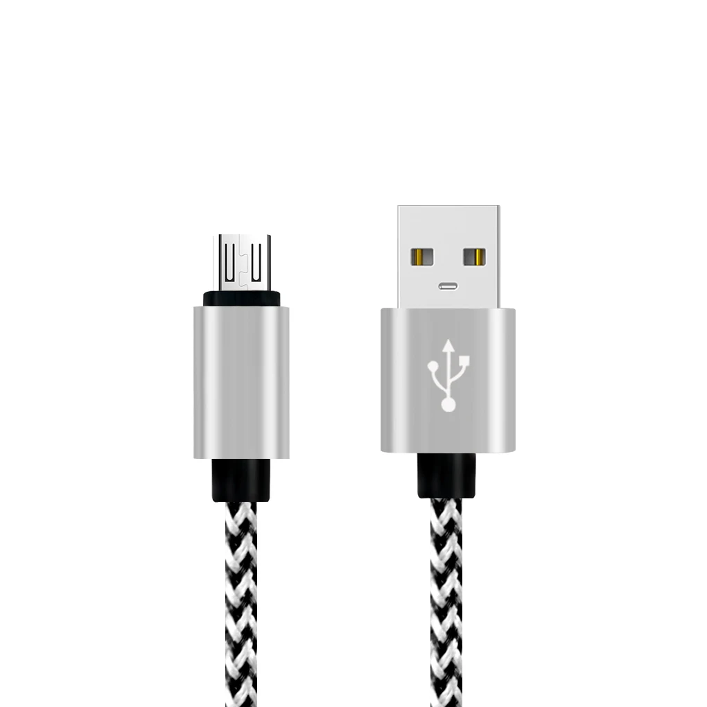 Микро USB кабель, быстрая зарядка, нейлоновое зарядное устройство Braide для samsung Galaxy S7 S6 S5, Xiaomi Redmi, huawei, мобильный телефон для LG