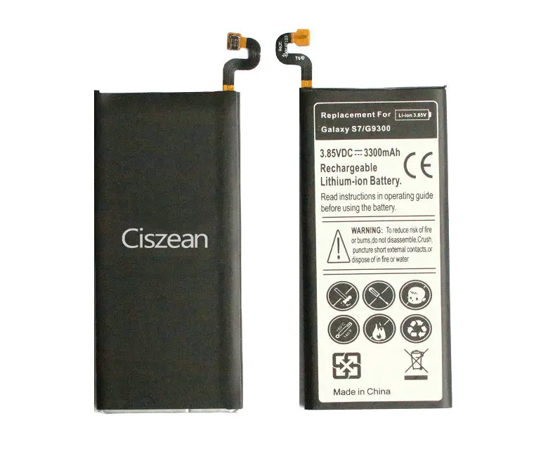 10 шт./лот 3300 мА/ч EB-BG930ABE запасная батарея для Samsung Galaxy S7 SM-G930 G930V G930A G930T G930P G930F Bateria
