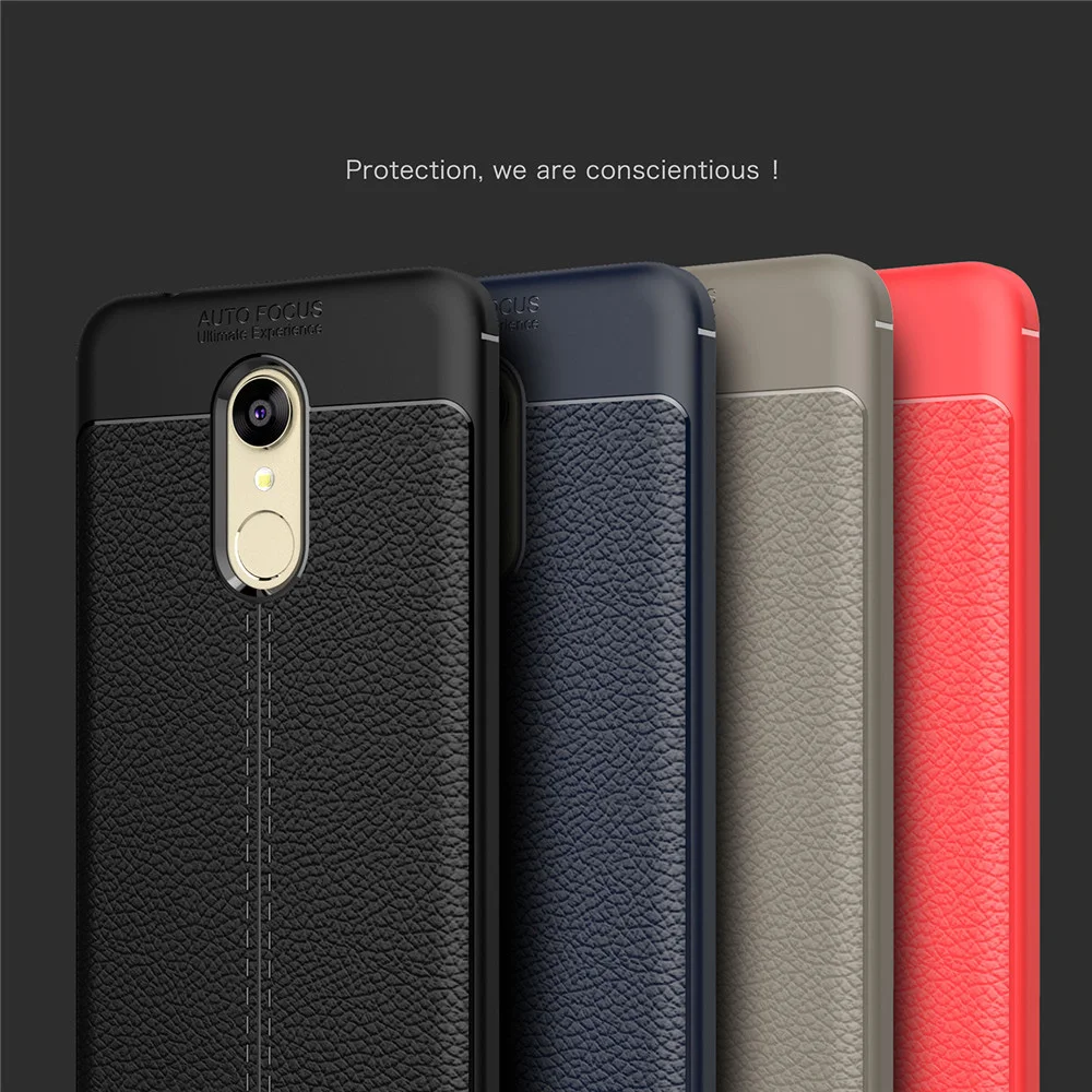MPLSBO Matte TPU Protective Case For Xiaomi Redmi 5 Plus Anti-fingerprint Back Cover 5A Shockproof Leather | Мобильные телефоны и