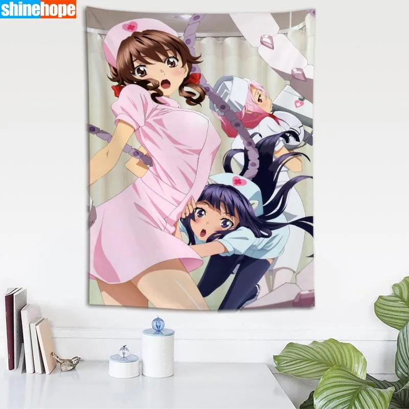 Anime Boy With Sword Tapestry Mandala Wall Hanging Wall Tapestry Psychedelic Farmhouse Decor Dorm Room Wall Carpet Wall Blanket - Цвет: Tapestry 6