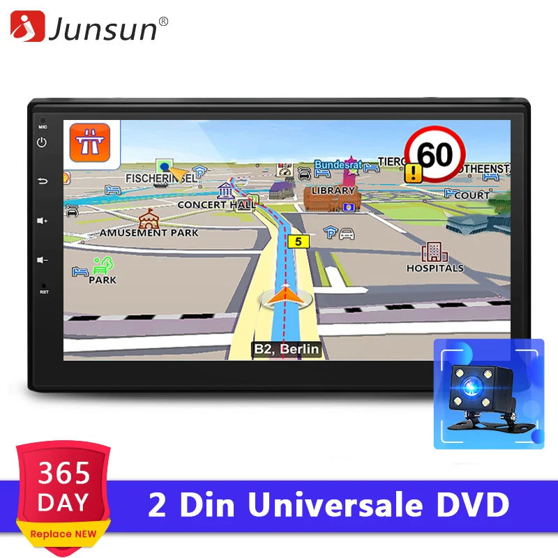 Junsun 2 Din автомобильный DVD Android 7,1 Радио мультимедийный плеер gps навигации Universale для nissan Авто Руль управление