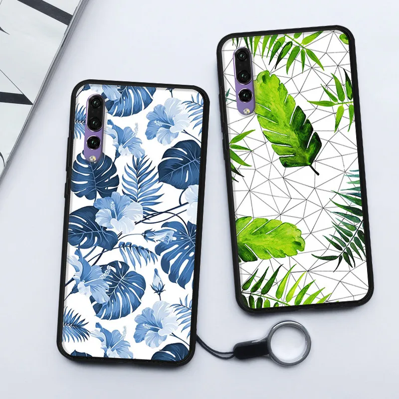 Для huawei P20 чехол 3D Рельеф Живопись Чехлы для Pro Мягкий силиконовый ТПУ Coque p20