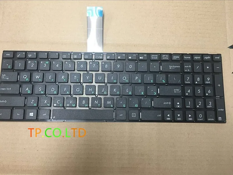 

Русская версия клавиатуры для ноутбука ASUS K550 K550D K550C R510VB R510VC R513C Y581C Y581L Y582 Y582C без рамки