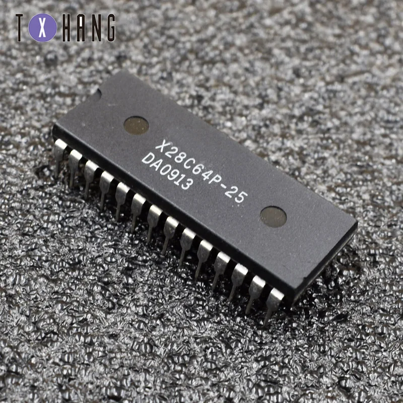 1/5 шт X28C64P 25 28 штифтов 5 вольт байт изменяемый E2PROM IC XICOR|Интегральные схемы| |