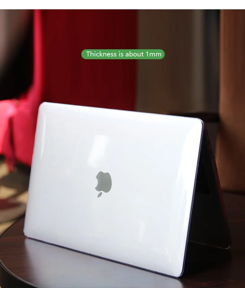 Прозрачный чехол для ноутбука жесткий корпус + клавиатуры Apple Macbook Pro с сенсорной