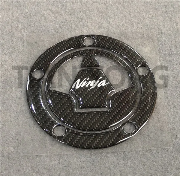 Мотоцикл для Kawasaki Ninja Ninja300 250 400 650 универсальный чехол черный углеродный гель для пайки мазута наклейка бак накладка рыбья кость - Цвет: Gas Cap Pad