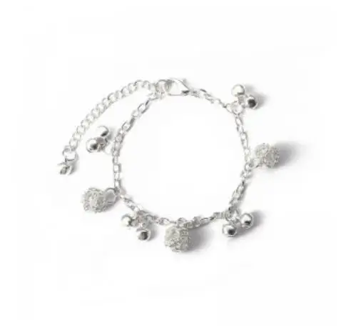 SL 0365 Bracelet female Korean version of the simple wild bells alloy anklet ladies students retro bracelet girls sweet jewelry | Украшения