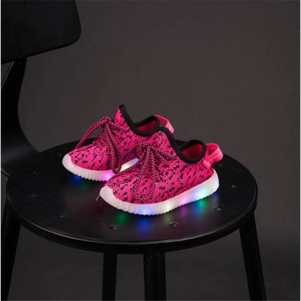 Led Luminous Shoes For Boys Girls Fashion Light Up Kids Schoen In Sneakers Tenis Chaussure Lumineuse | Детская одежда и обувь