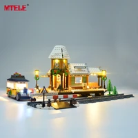 mtele led light kit for 10259 winter village station christmas gift not include the model