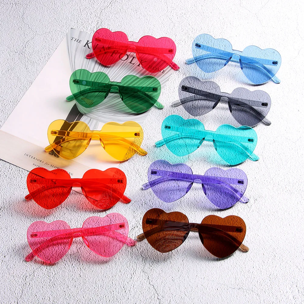 1 Pcs Trendy Heart Sunglasses Women Cat Eye Sun Glasses Retro Love Shaped Ladies Shopping Sunglass UV400 | Автомобили и мотоциклы