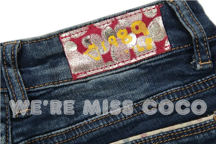 Free shipping Women pants High quality jeans Sexy cultivate one's morality do old spell color pencil |