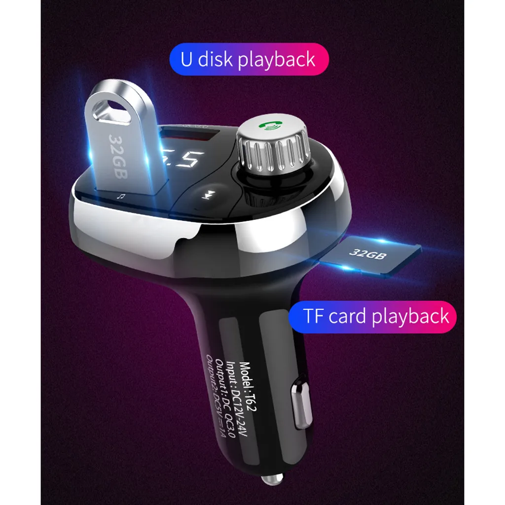 Автомобильный Bluetooth FM-передатчик беспроводной автомобильный громкой связи
