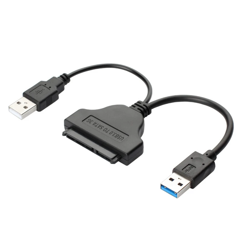 Usb 3 0 на Sata Кабель-адаптер кабель конвертер 7Pin + 15Pin-для 2 5-дюймового Hhd Ssd ноутбука и