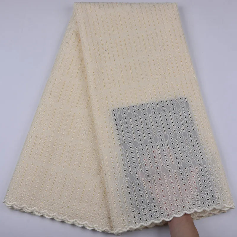 Африканская сухая кружевная ткань красивая для женщин хлопковая швейцарская