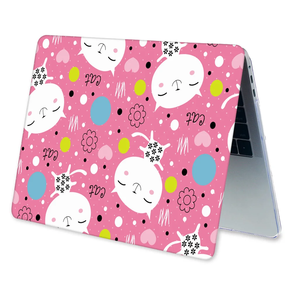 Чехол Redlai для Apple Macbook 12 дюймов A1534 Air 13 A1466 Pro 15 Touch bar A1706 A1707 чехол ноутбука с милыми