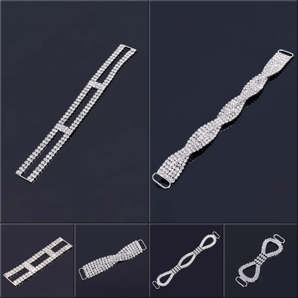 Engood 2018New 20Pcs Rhinestone Bikini Connectors/ Buckle For Swimming Wear Decoration or DIY hair accessories BN07-BN40 | Дом и сад