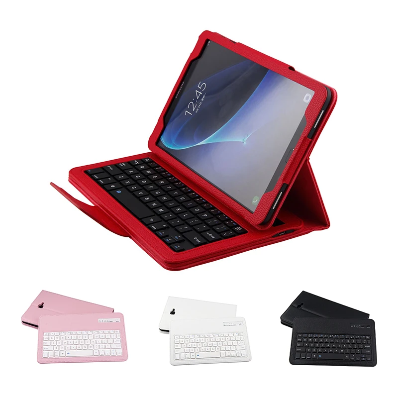 Беспроводной чехол с клавиатурой Bluetooth для Samsung Galaxy Tab A 10 1 2016 откидной Чехол из