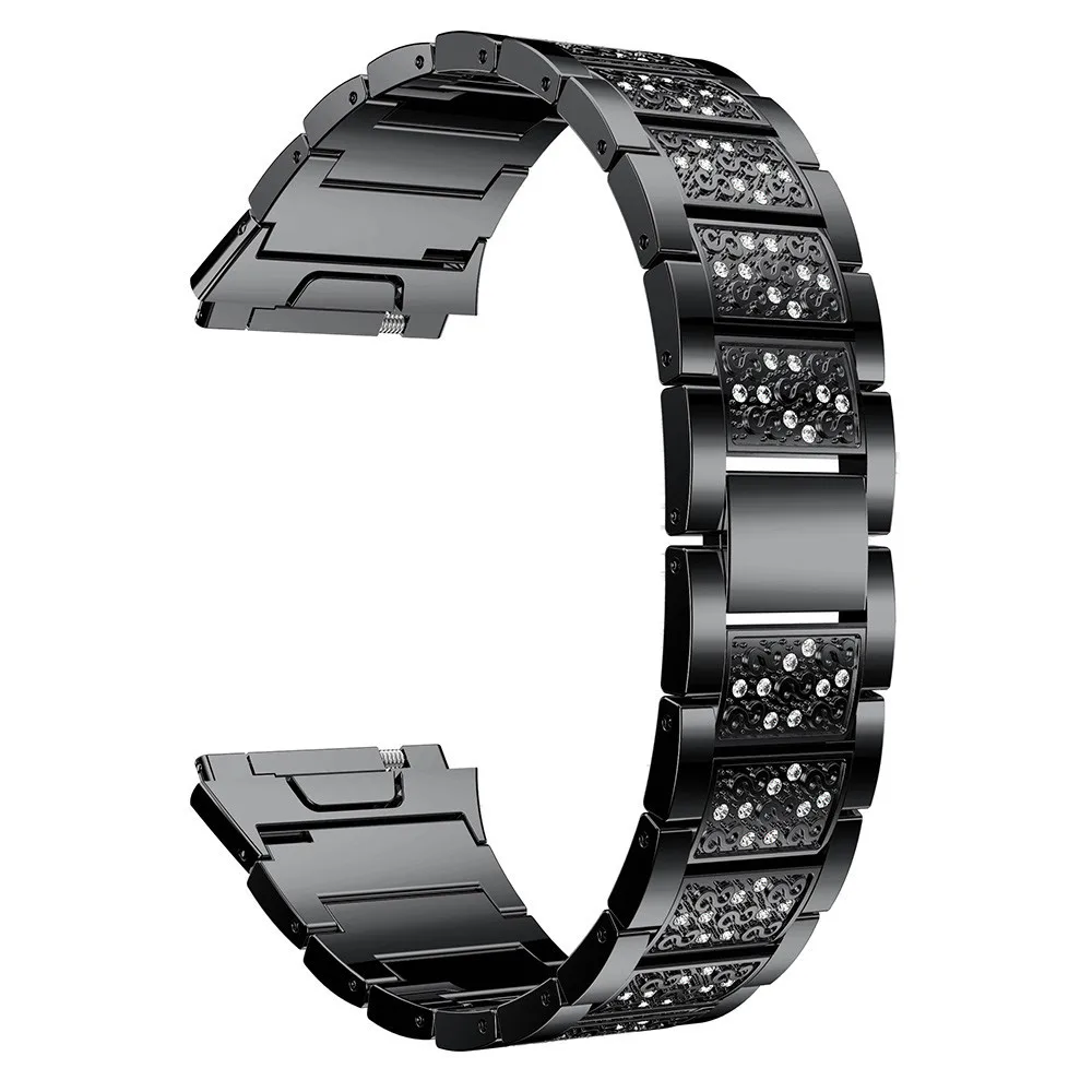 Сменный ремешок из нержавеющей стали для Fitbit Ionic Роскошный металлический браслет