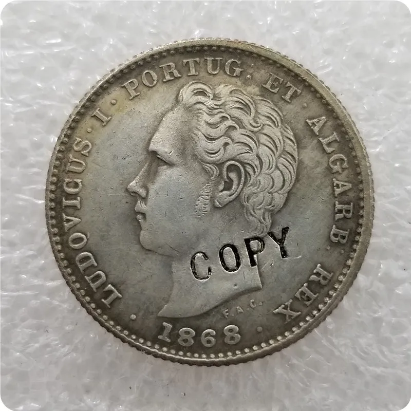 1866-1879 Португалия 200 монеты копия памятных монет-копия монет мебель | Дом и сад