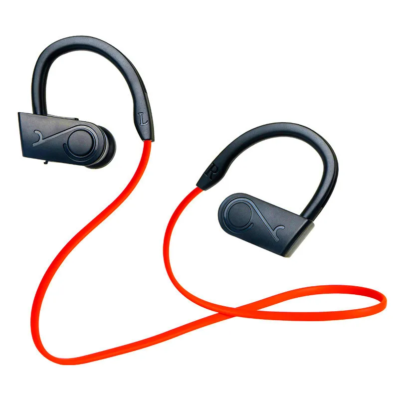 Водонепроницаемые беспроводные наушники с эффектом пламени Bluetooth спортивные
