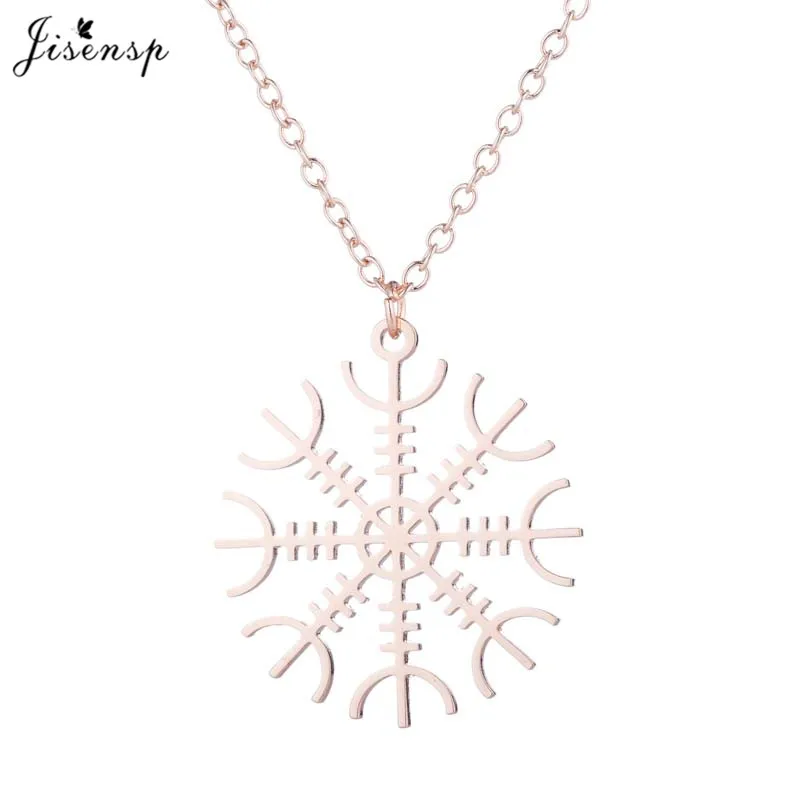 necklace rose gold Jisensp ожерелье из нержавеющей стали с филогенным деревом женское Дерево жизни подвеска в научном стиле ожерелье s креативное дерево - Окраска металла: necklace rose gold