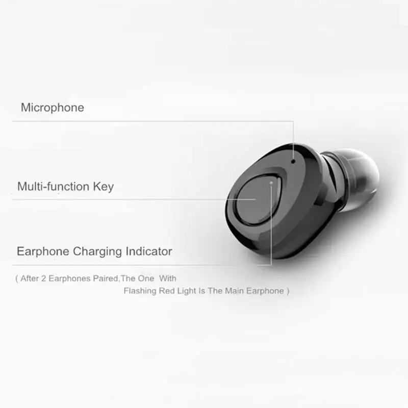 Bluetooth4.2 наушники для iPhone X 8 Samsung Беспроводная Bluetooth гарнитура стерео звук эффект HD
