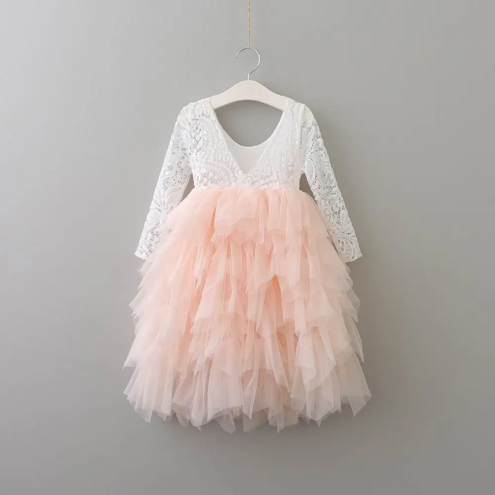 Женское длинное платье с кружевными рукавами и открытой спиной весна 2018 | Детская