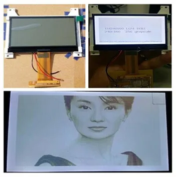 32pin COG 240160 LCD 256 Grayscade ST7669A контроллер 3 В серая/белая подсветка черная 8Bit