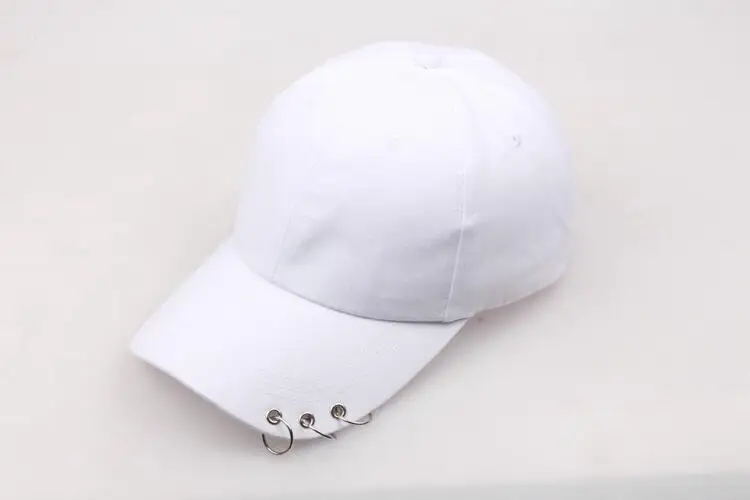 Унисекс Повседневная одноцветная регулируемая бейсболка s Snapback Головные уборы для мужчин бейсболка для женщин и мужчин белая бейсболка шляпа с кольцом
