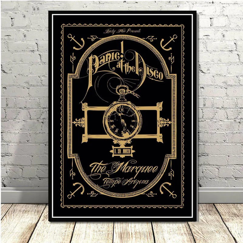 New Brendon Urie Panic at the Disco Pop Star Art Poster Canvas Painting Wall Picture Home Decor Posters and Prints - Цвет: 0017