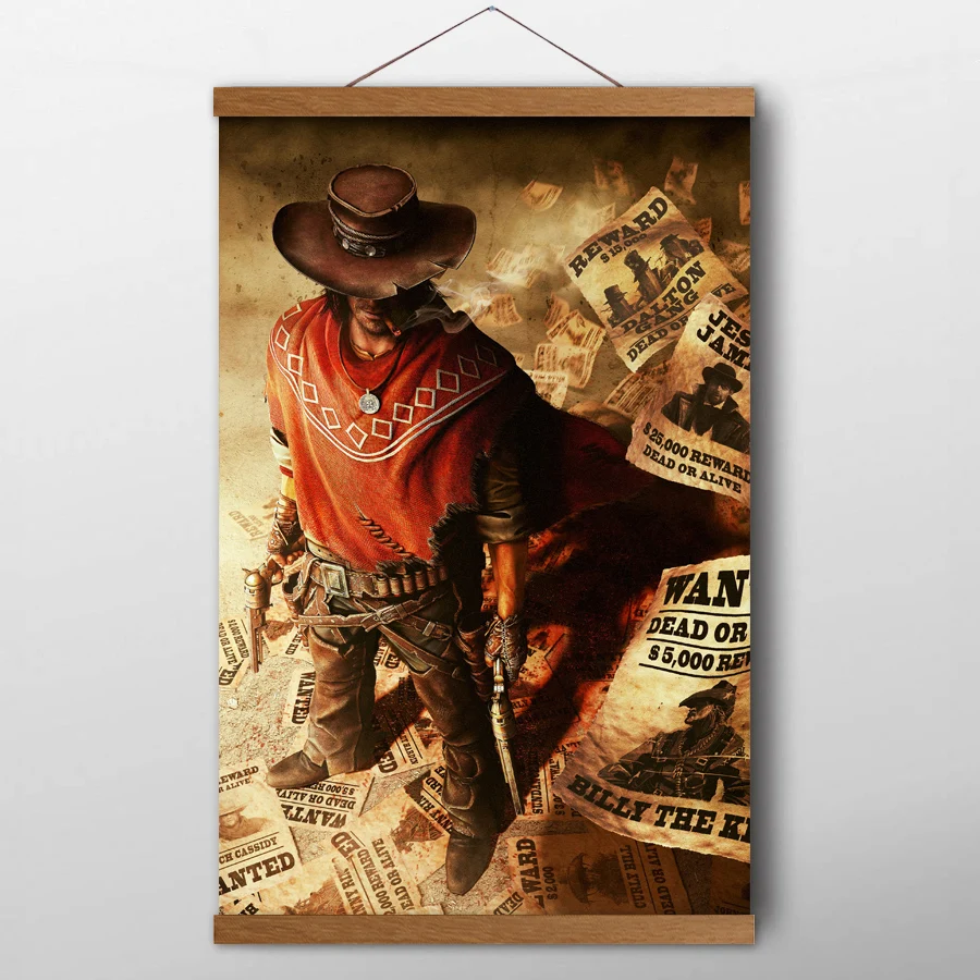Wall Art Картины с твердой древесины Scrolls ковбойские ботинки в стиле вестерна