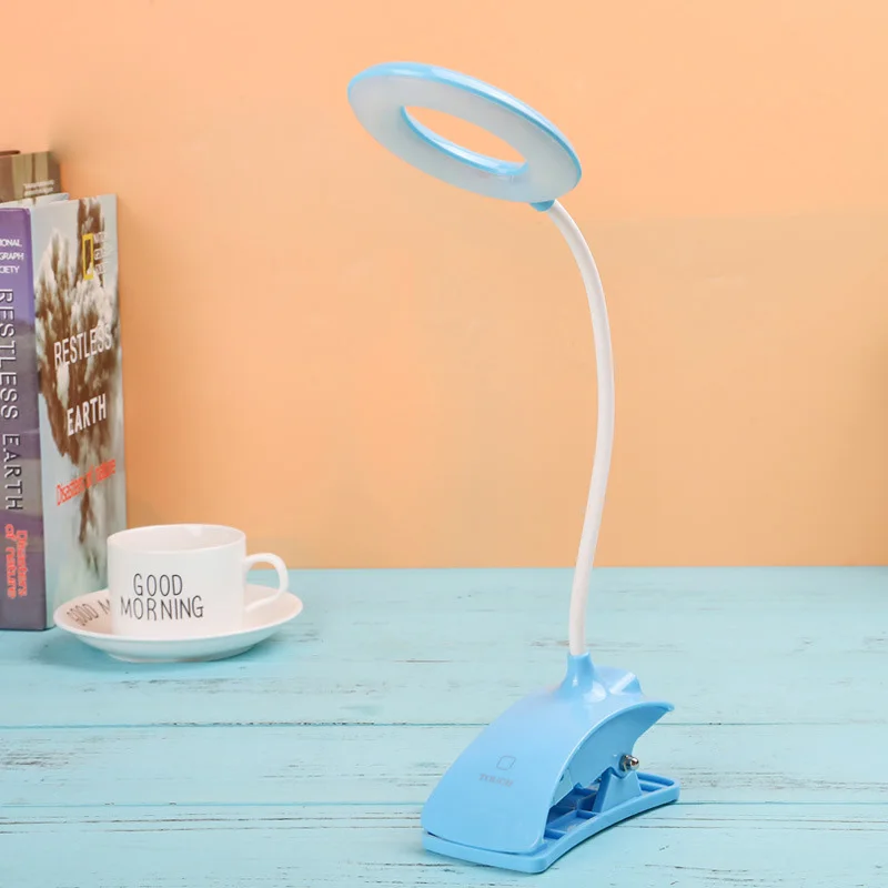 Настольная лампа для книг USB Led электронная книга мини гибкая яркий зажим чтения