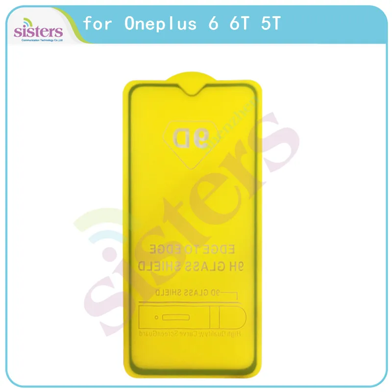 Для Oneplus 6 6T 5T защита экрана 9D Закаленное стекло пленка ультра-тонкая для