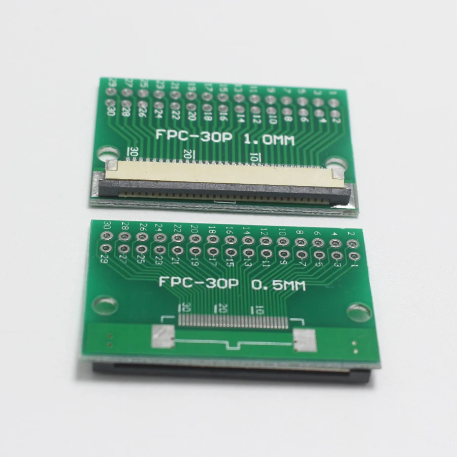 1 шт. 30P FPC Адаптерная пластина 0 мм шаг 30Pin Вниз Тип выдвижной штекер до 2 45 плоский