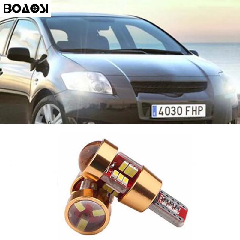 BOAOSI 2x автомобиль T10 w5w светодиодный 3014SMD Ширина лампа светильник для Защитные