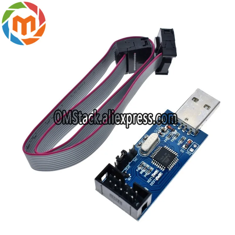 USBASP USBISP AVR программист USB ISP ASP ATMEGA8 ATMEGA128 Поддержка Win7 64 | Компьютеры и офис