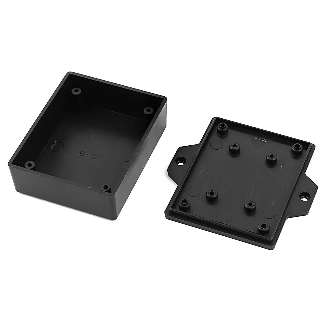 2 pcs 62 x 50 23mm rectangular plastic housing case black junction box | Обустройство дома