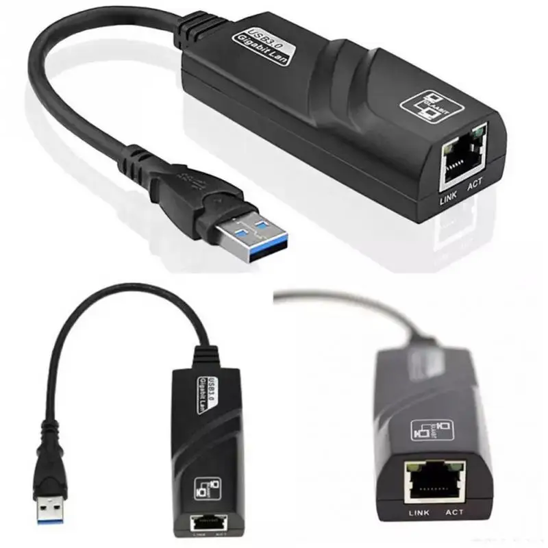 USB 3,0 к Gigabit Ethernet RJ45 LAN(10/100/1000) Мбит/с сетевой адаптер для ПК K
