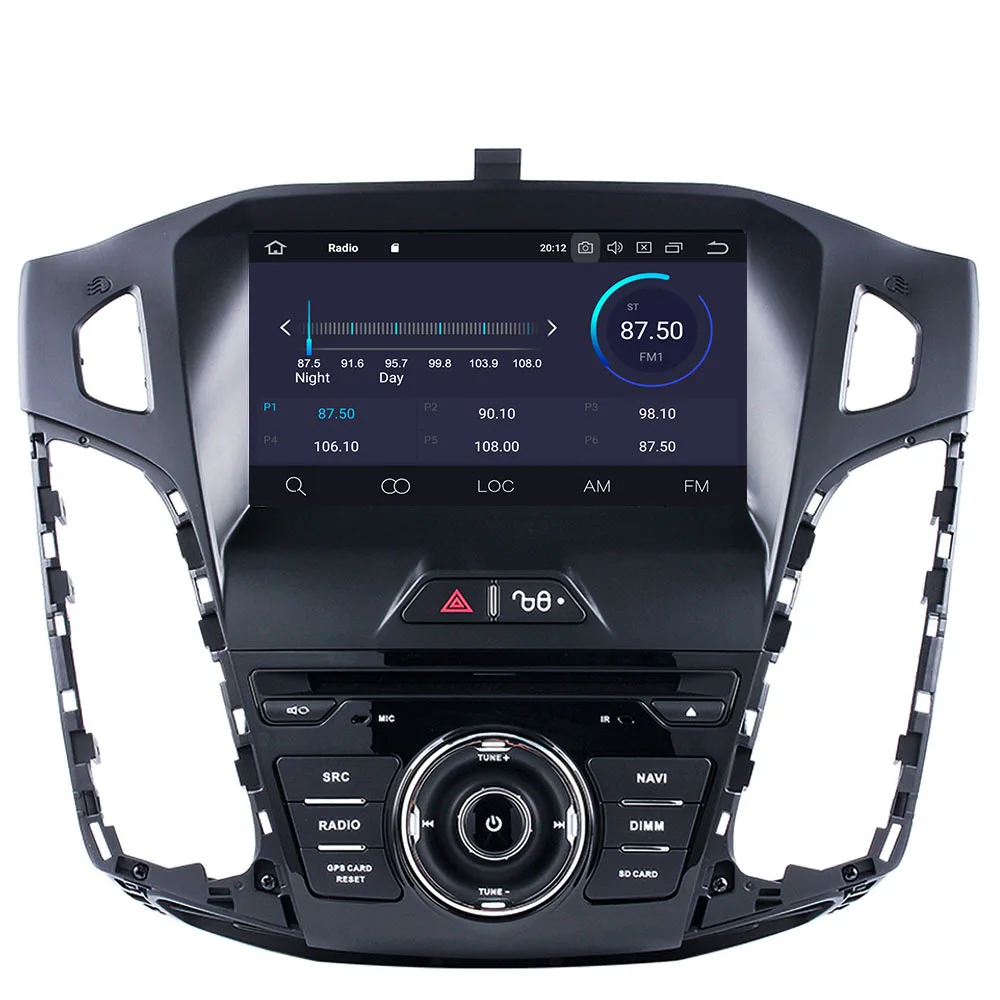 Android 9 0 gps навигации автомобиля DVD плеер для Ford Focus 2011 2012 2014 автомобилей радио Авто