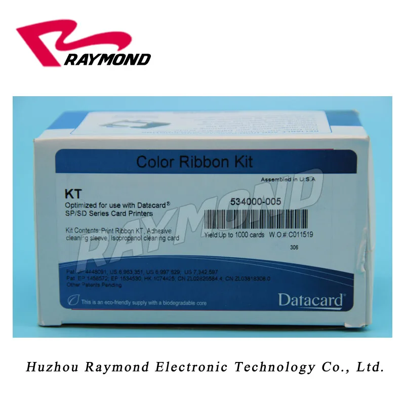 Datacard 534000-005 KT ribbbon для использования с принтерами id-карт SD260 SD360 SP35 SP55 SP75-1000 принтов |
