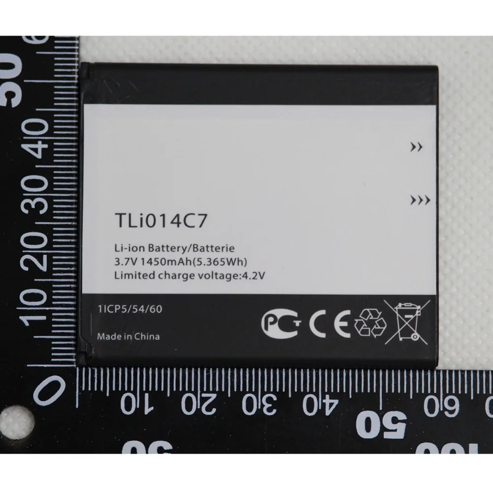 Внутренняя батарея для телефона TLi014C7 20 шт./лот 1450 мАч Alcatel One Touch Pixi First 4024D 4 0 дюйма