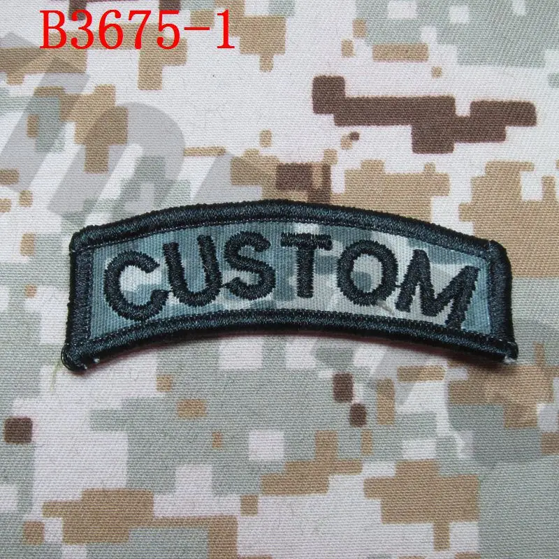 Нашивка С Вышивкой Arc Custom name Tape Text brand Morale tactics Military