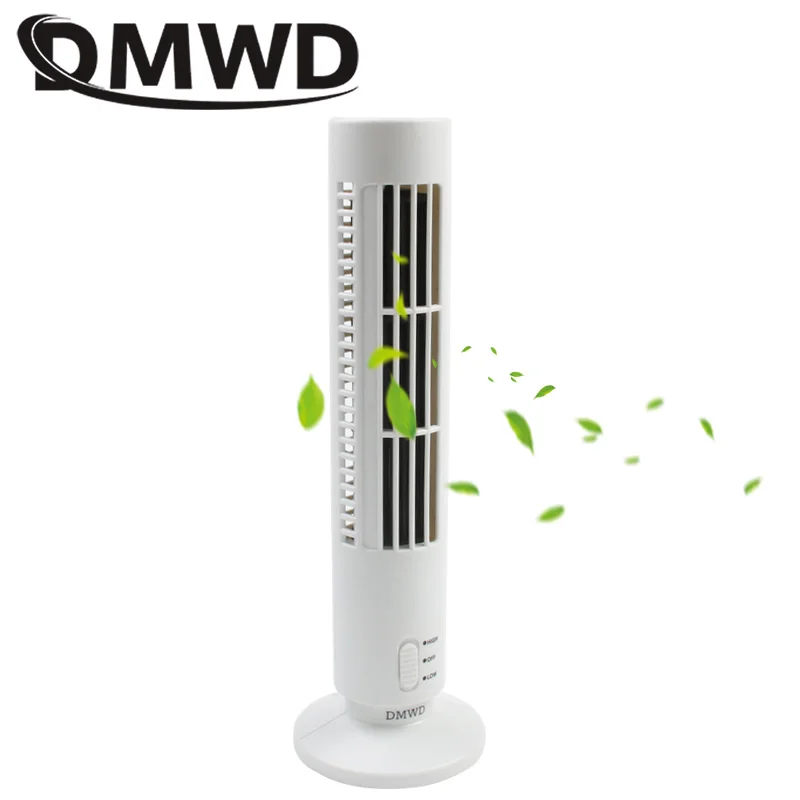 DMWD настольный USB вентилятор охлаждения очиститель воздуха мини Кондиционер Башня Охладитель Портативный Bladeless кондиционер вентиляторы для дома и офиса вентилятор
