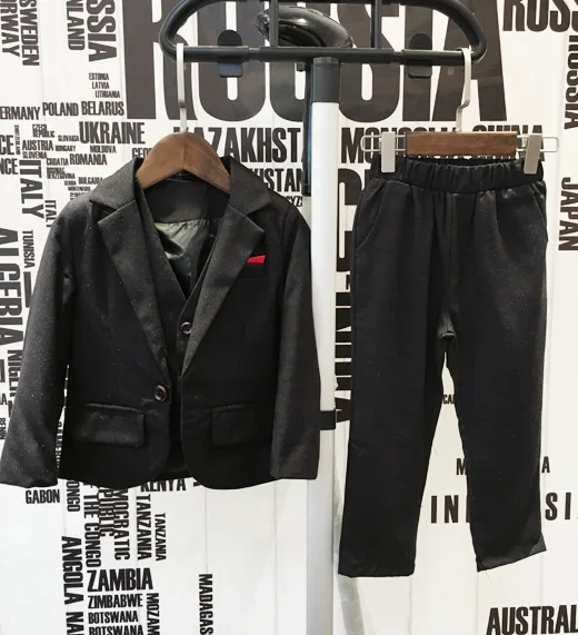 Высококачественные костюмы для мальчиков новинка сезона осень зима 2018 стильная