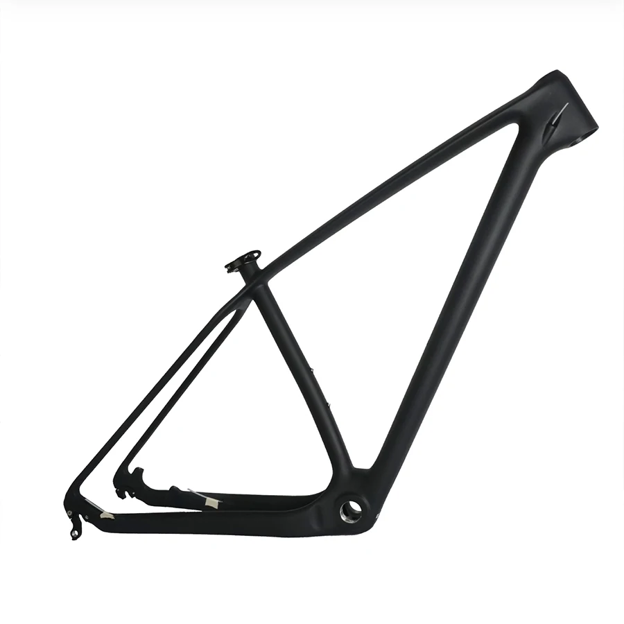 Карбоновая рама mtb 29er 27,5 ER 15 17 19, карбоновая рама для горного велосипеда mtb 29, желтая, красная, синяя, зеленая, белая, черная, настраиваемая - Цвет: All Black